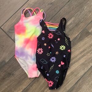 2 XS girls bathing suits from children’s place